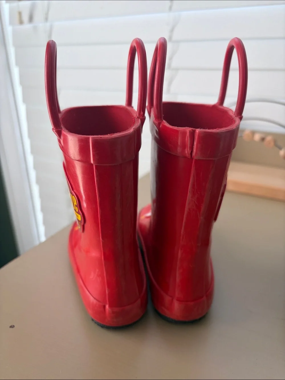 Red Lightning McQueen Kids Rain Boots - Cars toddler 7